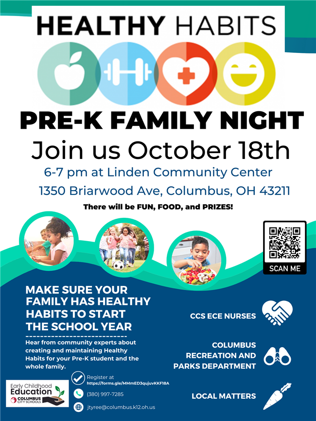 Healthy Habits Pre-K Night